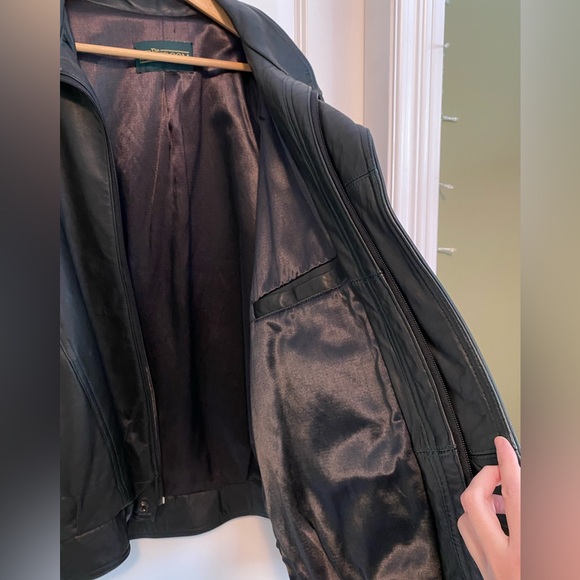 90s Vintage Men’s Genuine Leather Jacket - Picture 4 of 9